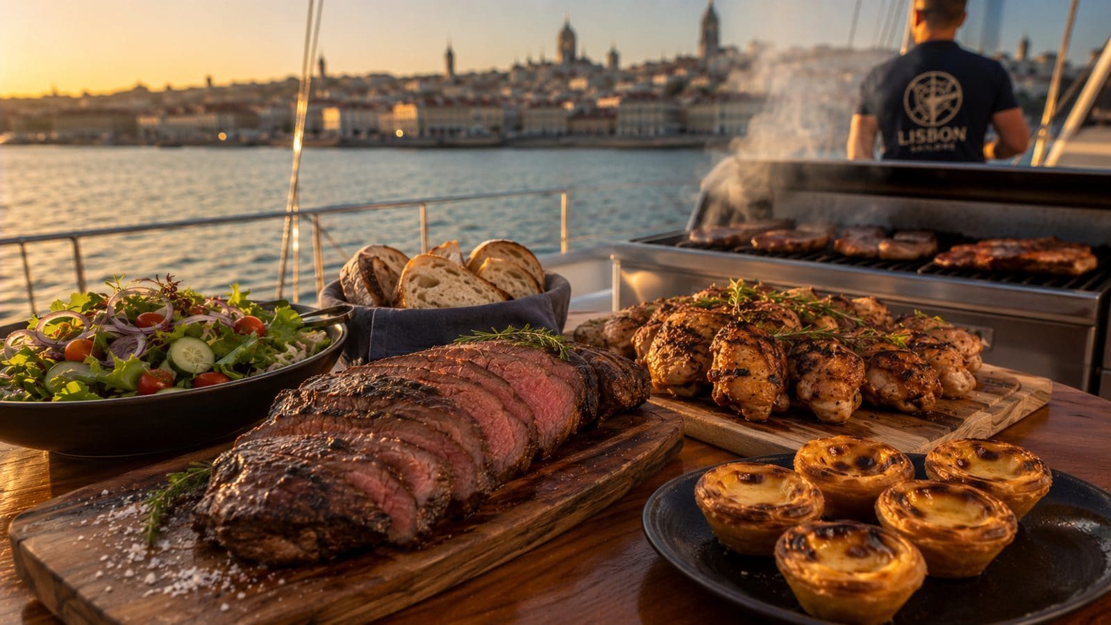 Churrasco a bordo
